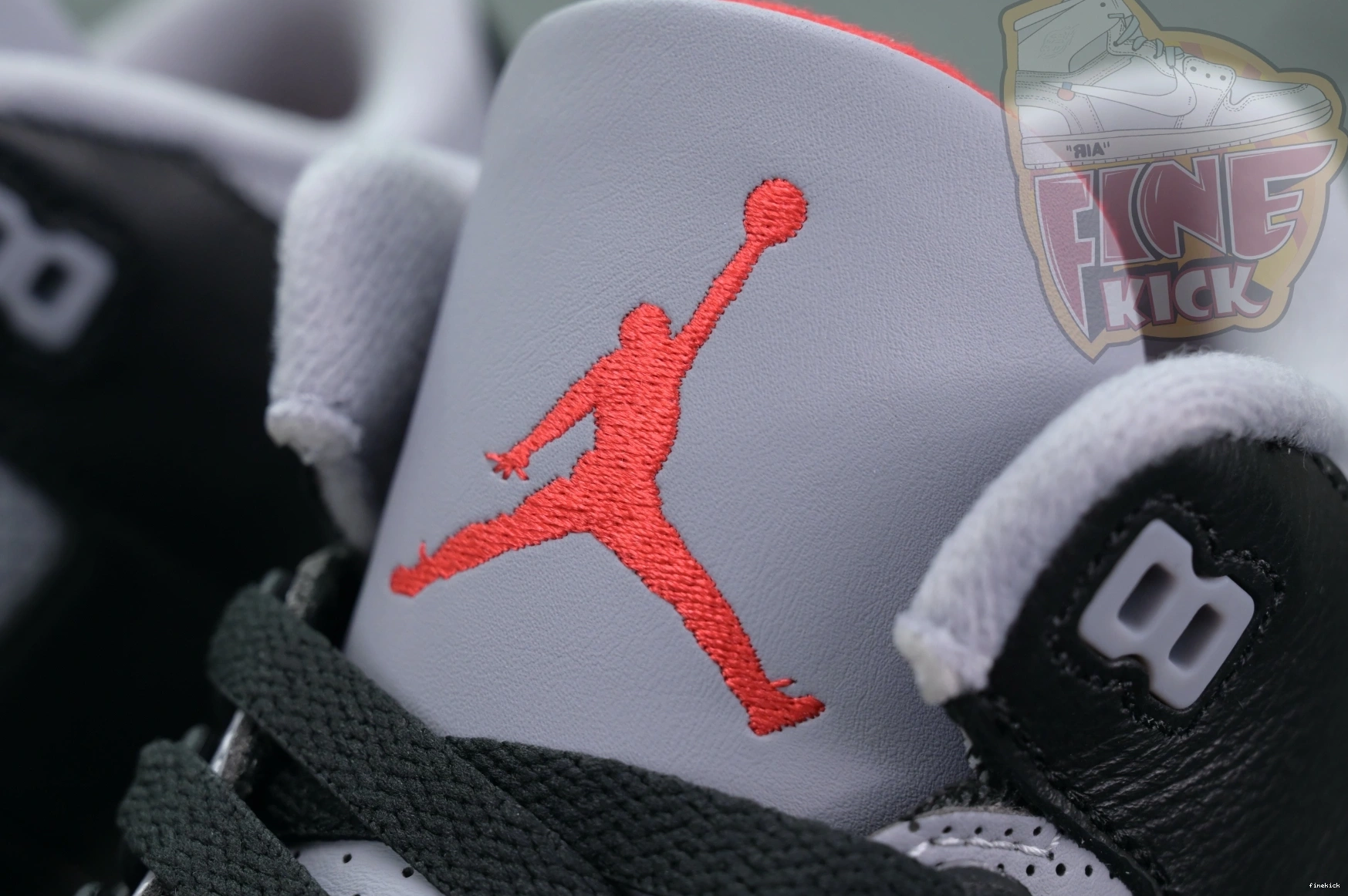 Air Cement Reimagined” 3“Black Jordan 0828